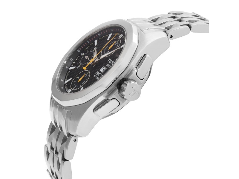 Tissot T Sport PRC 100 Steel Black Dial Automatic Mens Watch Tissot Buy at TrueFacet