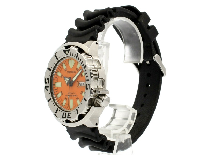 Seiko orange divers watch hot sale