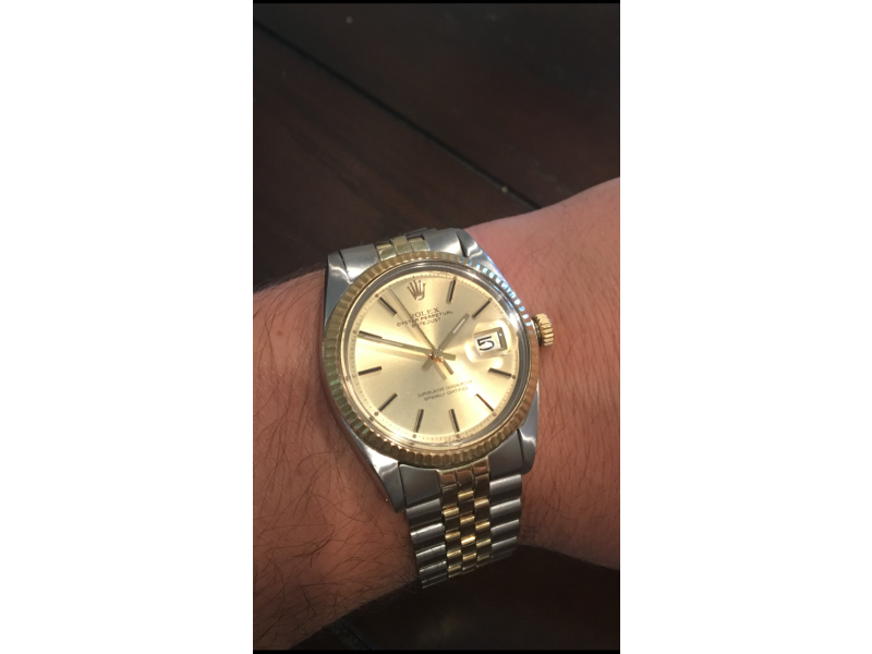 Rolex Datejust 14K Gold Stainless Steel 33mm Mens Watch Rolex Buy at TrueFacet