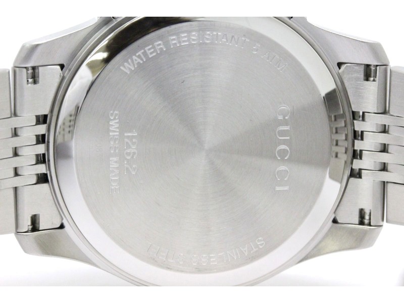 Gucci G Timeless 126.2 YA126257 Stainless Steel Chronograph Quartz 44mm Watch Gucci Buy at TrueFacet
