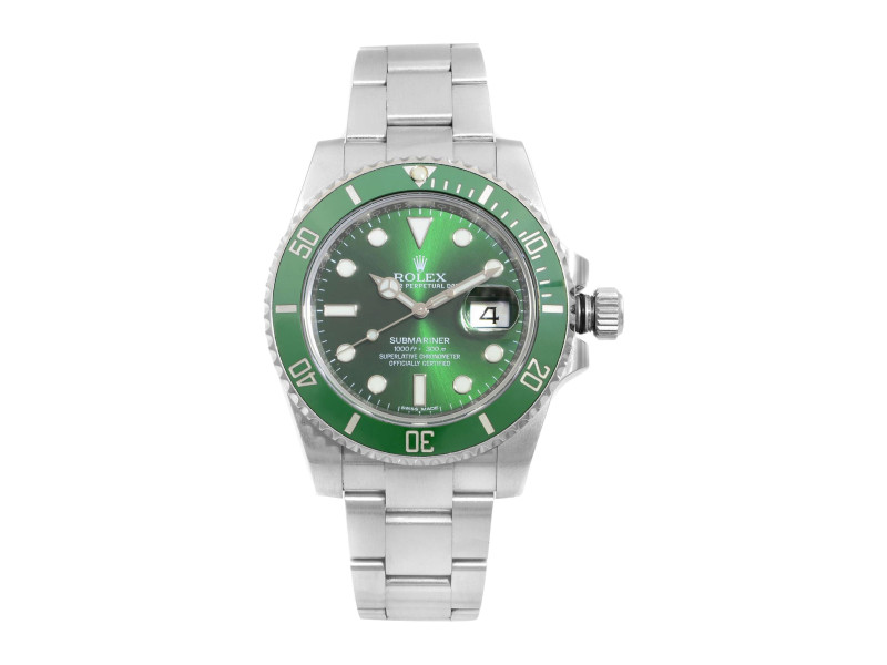 Rolex Submariner Hulk Green 40mm Stainless Steel Watch 116610LV Box Papers Rolex Buy at TrueFacet
