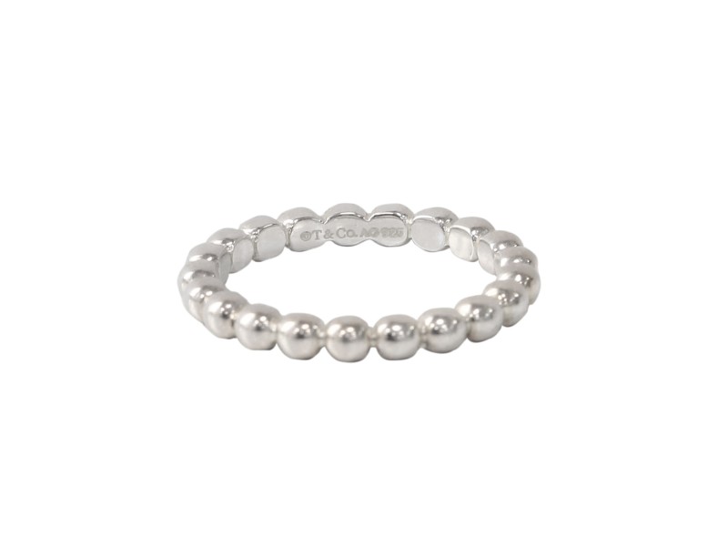 Sterling silver bead ring online