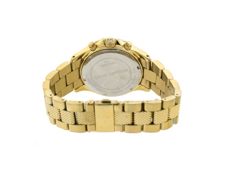 Michael Kors MK 5447 Gold Tone Mens Watch Michael Kors Buy at TrueFacet