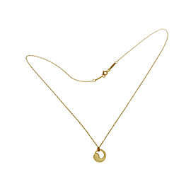 Tiffany & Co. 18K Yellow Gold Peretti Eternal Circle Pendant Necklace