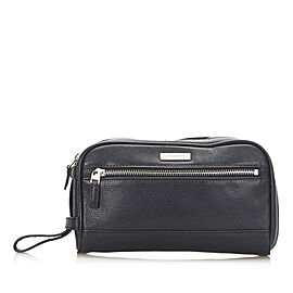 Burberry Leather Clutch Bag