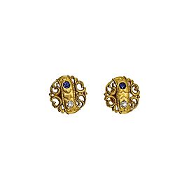 Tiffany & Co. Antique Diamond and Sapphire Cuff-Links