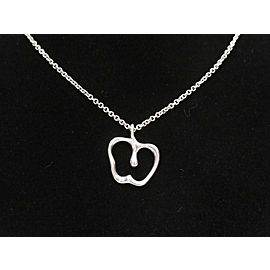 TIFFANY & Co. silver Open Apple Necklace