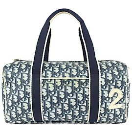 Dior Blue Monogram Trotter Boston Bag 13da721