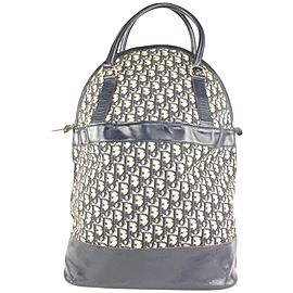 Dior Ultra Rare Navy Monogram Trotter Tall Dome Bag 10DR1019