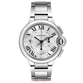 Cartier Ballon Bleu XL 3109 W6920077 Men's Steel Chronograph Date 44MM Watch