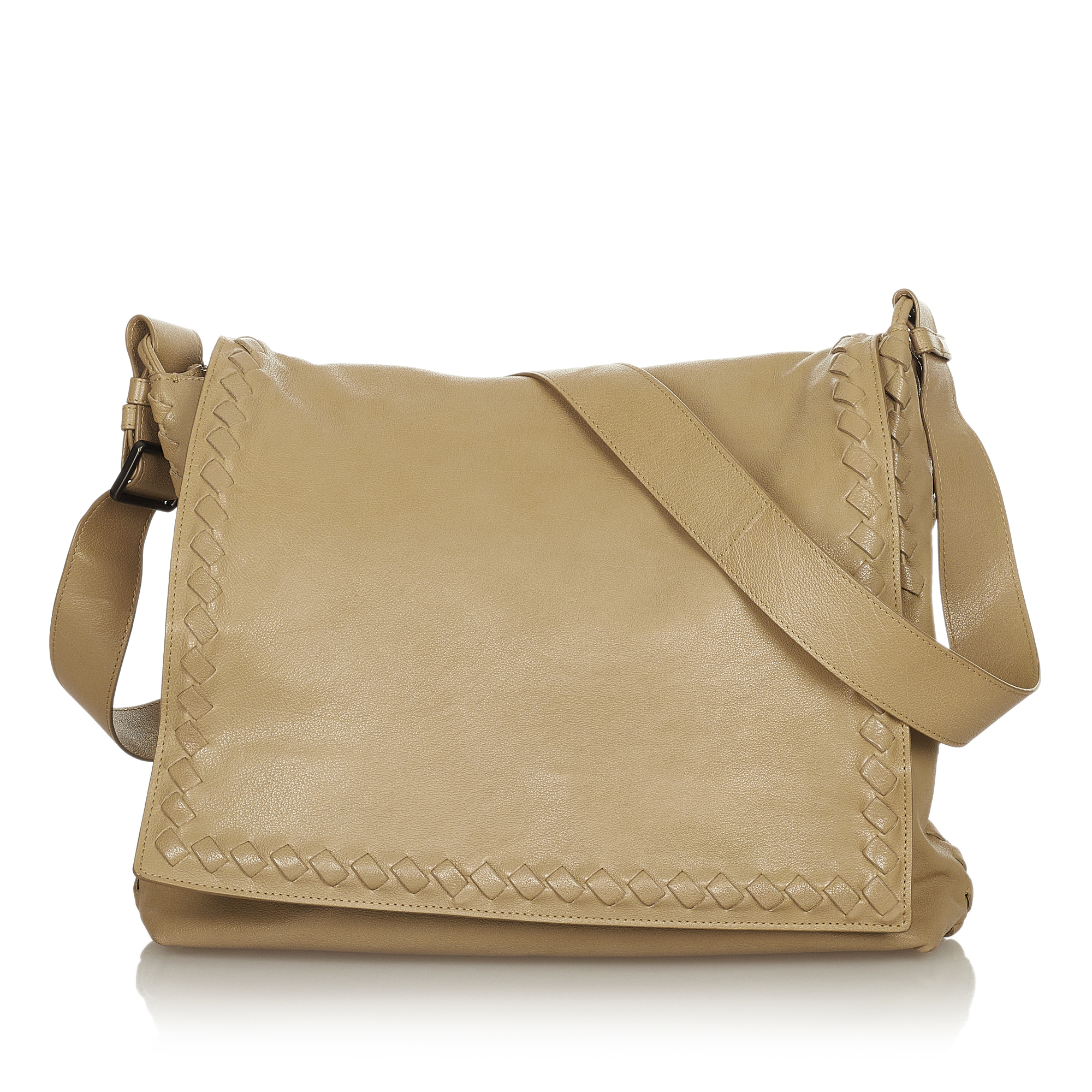 Bottega Veneta Intrecciato Leather Crossbody Bag