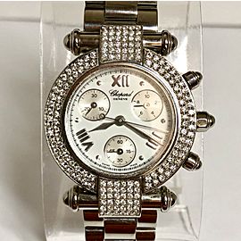 CHOPARD IMPERIALE Chronograph Quartz 32mm Steel Ladies Watch