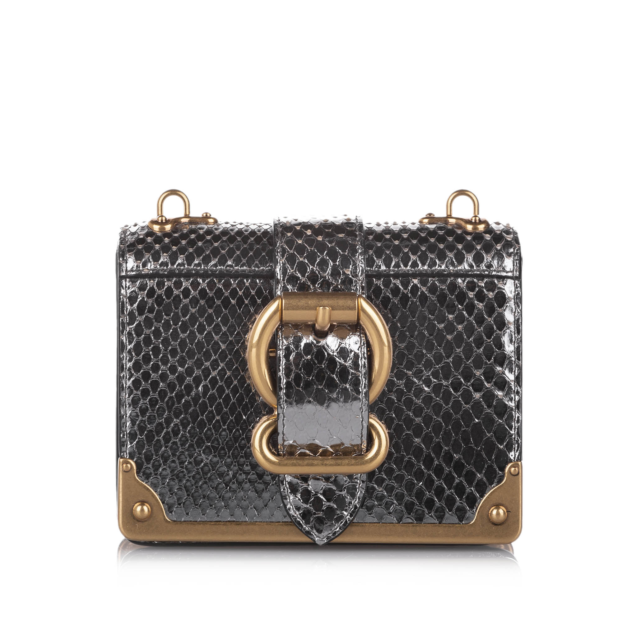 Prada Cahier Leather Crossbody Bag