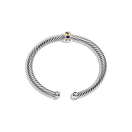 David Yurman Renaissance Bracelet with Blue Topaz, Lapis Lazuli and 14K Gold, 5mm