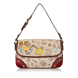 Loewe 160th Anniversary Canvas Shoulder Bag