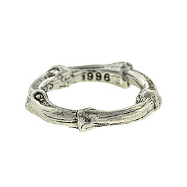 Tiffany & Co. 1996 Sterling Silver Bamboo Ring