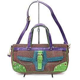 Etro Ultra Rare Limited 2way 870127 Multi Color Canvas Shoulder Bag