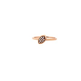 18k Rose Gold .074ct Diamond Ring