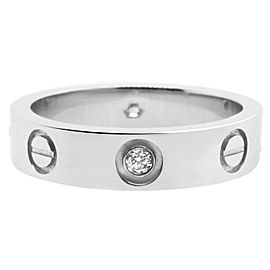 Cartier Diamond and 18 Karat Gold Love Ring