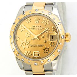 Mid Size Rolex Two-Tone Datejust Gold 178343