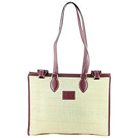 Hermès Cabas Bicolor Shopper 7he0109 Beige Canvas Tote