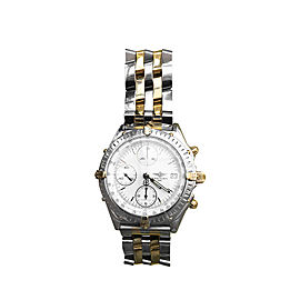 Breightling Chonomat 18K Yellow Gold and Stainless Steel 43mm Watch