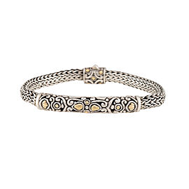 John Hardy 18K Yellow Gold Bracelet 925 Sterling Silver Bracelet