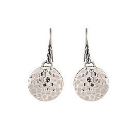 John Hardy 925 Sterling Silver Round Drop Earrings