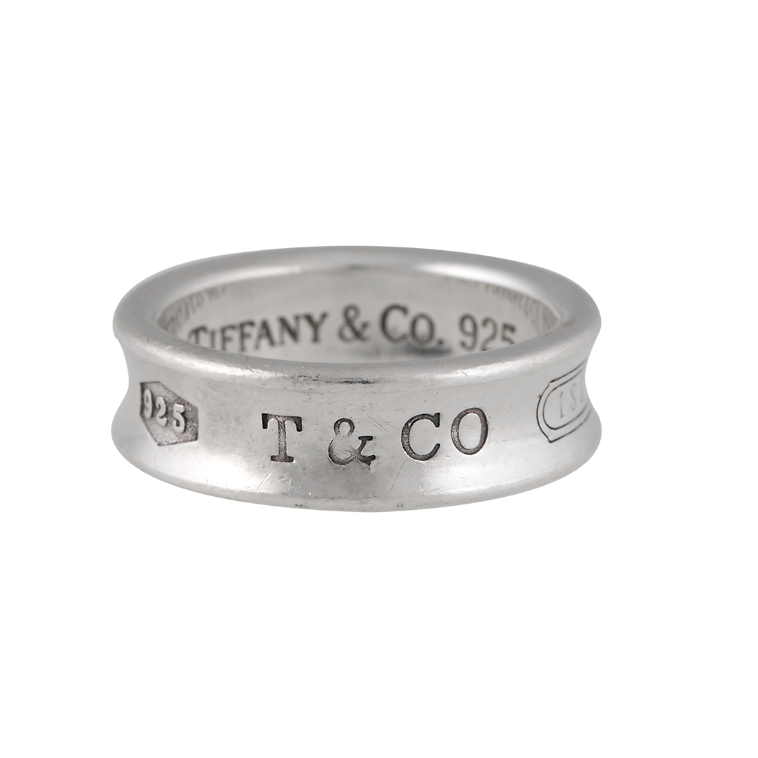 Tiffany Co. Sterling Silver 1837 Ring Size 8 Tiffany Co. Buy at TrueFacet