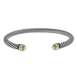 David Yurman 14K Gold Cable Classics Bracelet with Pearls