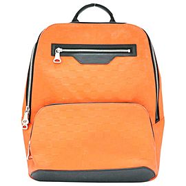Louis Vuitton Damier Infini Orange Leather Avenue Daypack Backpack 860746
