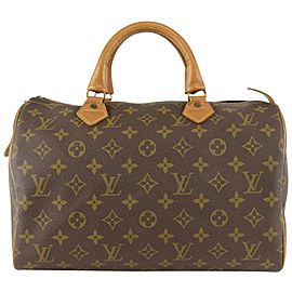 Louis Vuitton Vintage French Co USA Monogram Speedy 30 Boston Bag 1123LV24