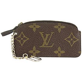 Louis Vuitton Rare Vintage First Edition Monogram Pochette Cles Key Pouch 111lv24