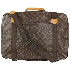 Louis Vuitton Monogram Satellite 53 2way Suitcase Luggage 5LL1019
