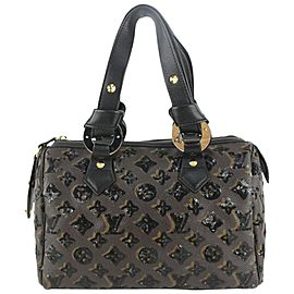 Louis Vuitton Black Sequin Monogram Eclipse Speedy 30 114lv55
