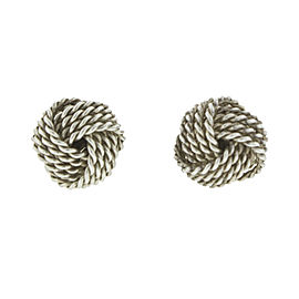 Tiffany & Co. Sterling Silver Knot Earrings