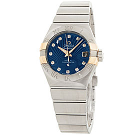 Omega Constellation 123.20.27.20.53.002 Stainless Steel & 18K Rose Gold Womens Watch