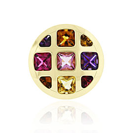 Cartier Pasha 18k Yellow Gold Multi Gemstone Ring