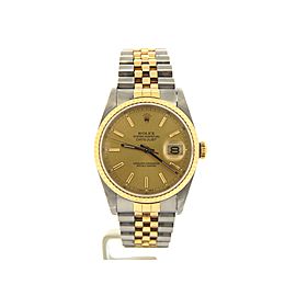 Rolex Datejust 16233 Vintage 36mm Mens Watch