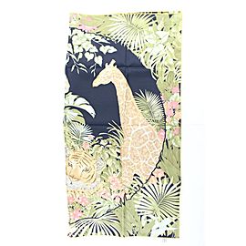 Salvatore Ferragamo Jungle Giraffe Scarf 12MR0222