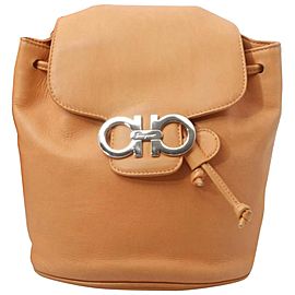Salvatore Ferragamo Mini Gancini Logo Backpack 861083
