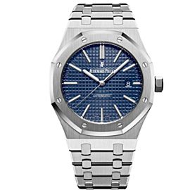 AUDEMARS PIGUET Royal Oak Blue Dial Stainless Steel Men's Watch 15400ST.OO.1220ST.03