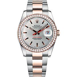 Rolex Datejust Turn-O-Graph Custom Diamond Bezel 116261