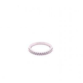 .30 Carat RBC Shear Prong Engagement Band 14K White Gold