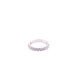 .75 Carat Round Brilliant Cut Diamond Engagement Band 14K White Gold