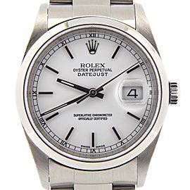 Rolex Datejust 16200 36mm Mens Watch