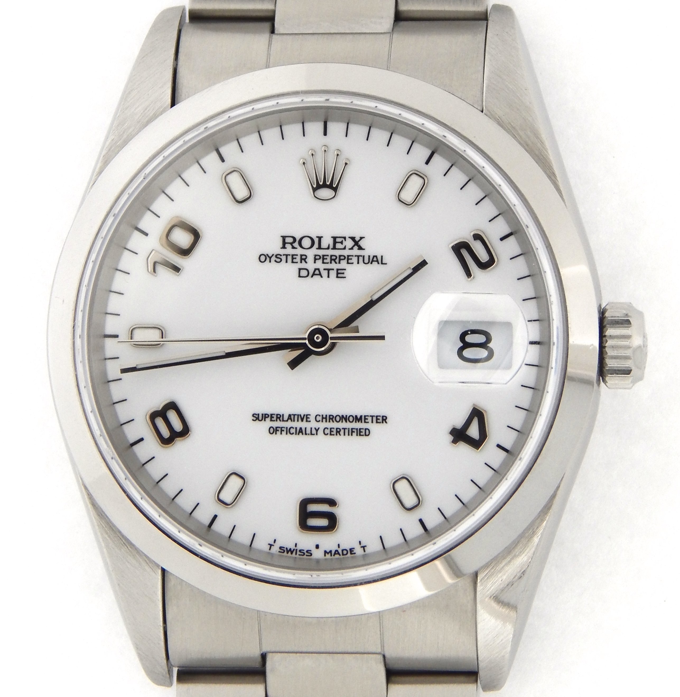 Rolex Date 15200 34mm Mens Watch 