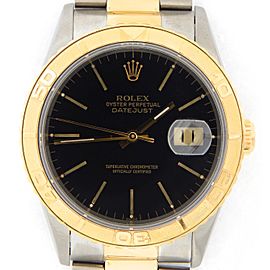 Rolex Datejust Turn-O-Graph 16263 36mm Mens Watch