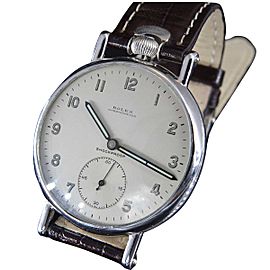Rolex Stainless Steel & White Dial 46mm Mens Watch