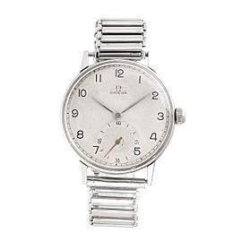 Omega Stainless Steel Manual Wind 34.5mm Mens Vintage Watch